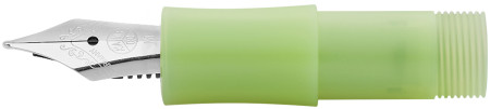 Kaweco Frosted Sport Nib with Fine Lime Grip - Stainless Steel