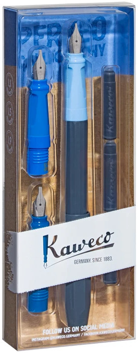 Kaweco Perkeo Calligraphy Set - Blue