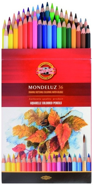 Koh-I-Noor 3719 Aquarell Coloured Pencils - Assorted Fruit Colours (Pack of 36)