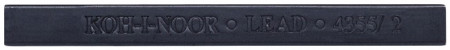 Koh-I-Noor 4355 Black Drawing Chalks - 7X7 - Medium (Pack of 6)