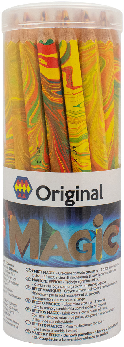 Koh-I-Noor 3405 Jumbo Special Coloured Magic Pencils - Original (Tube of 30)