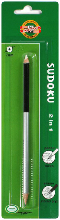 Koh-I-Noor Sudoku Pencil with Eraser - 2B