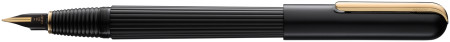 Lamy Imporium Fountain Pen - Matte Black Gold Trim