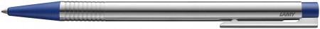 Lamy Logo Ballpoint Pen - Matte Blue Chrome Trim