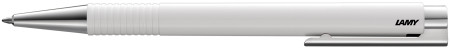 Lamy Logo Ballpoint Pen - White Chrome Trim