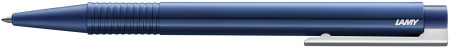 Lamy Logo Ballpoint Pen - Blue Chrome Trim