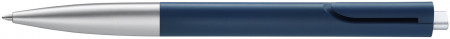 Lamy Noto Ballpoint Pen - Night Blue Chrome Trim