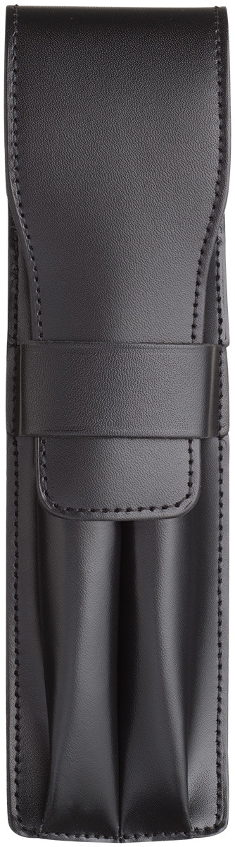 Lamy Leather Pen Pouch - Double - Black