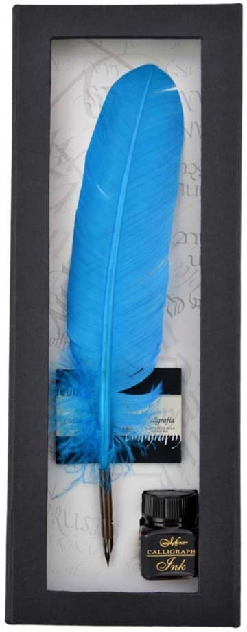 Manuscript Art of Writing Quill & Ink Set - Blue