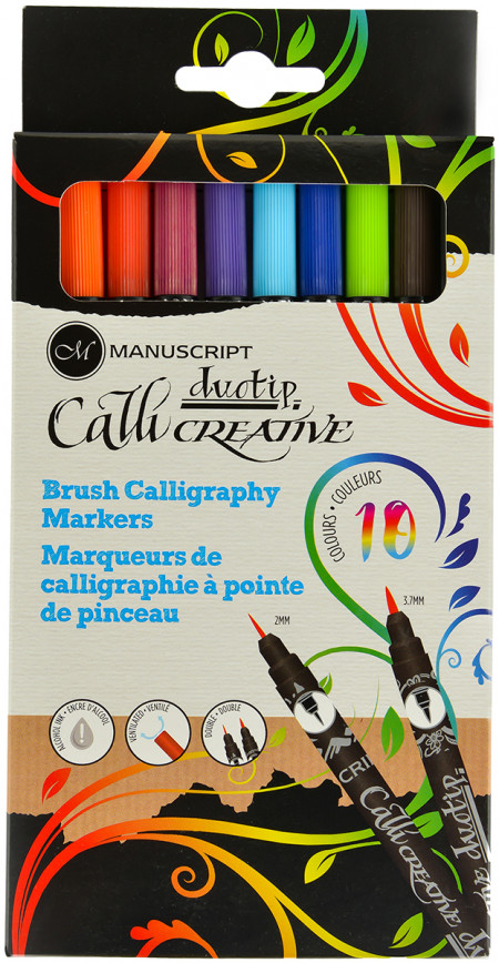 Manuscript Callicreative Permanent Brush - Duotip (Pack of 10)