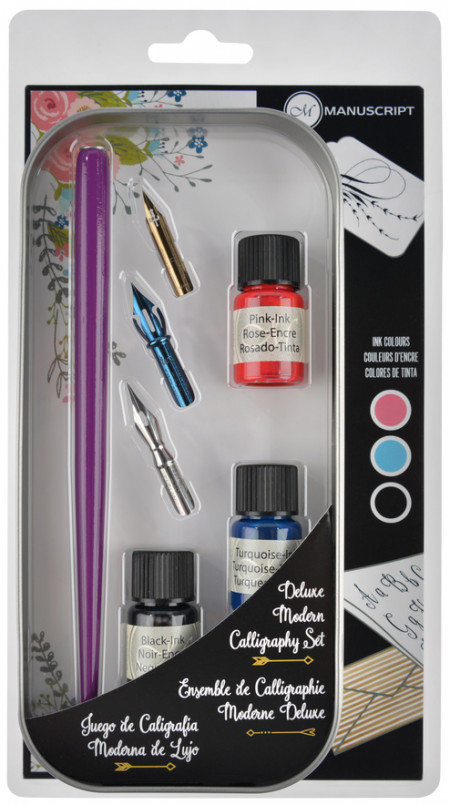 Manuscript Modern Calligraphy Ink Set - Assorted Colours (Pack of 3)