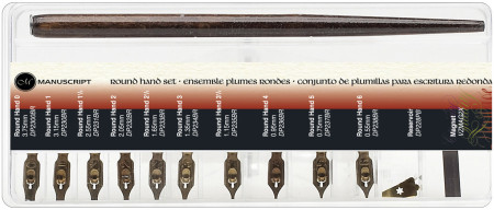 Manuscript Dip Pen Calligraphy Set - Round hand