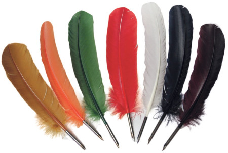 Manuscript Quill Pens - Assorted Colours