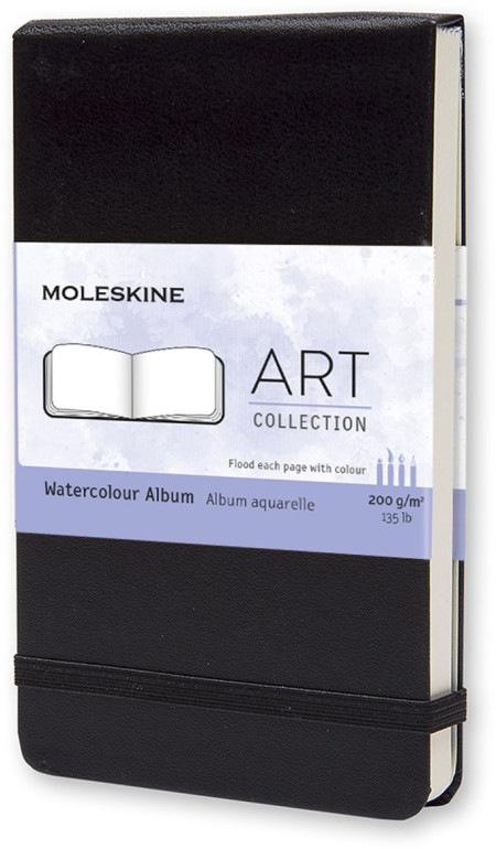 Moleskine Art Pocket Watercolour Album - Black