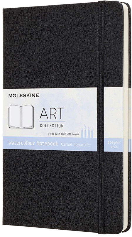 Moleskine Art Large Watercolour Notebook - Black