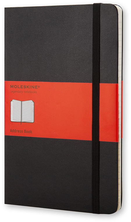 Moleskine Classic Hardback Pocket Address Book - Black