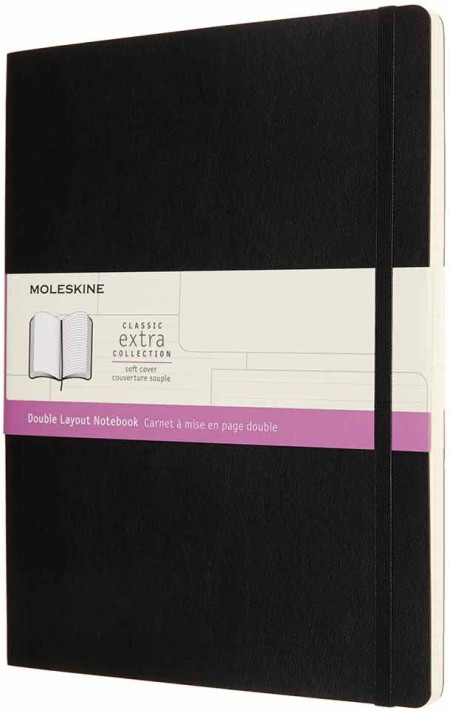 Moleskine Classic Extra Soft Cover Extra Large Notebook - Black