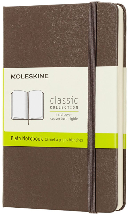 Moleskine Classic Hardback Pocket Notebook - Plain - Assorted