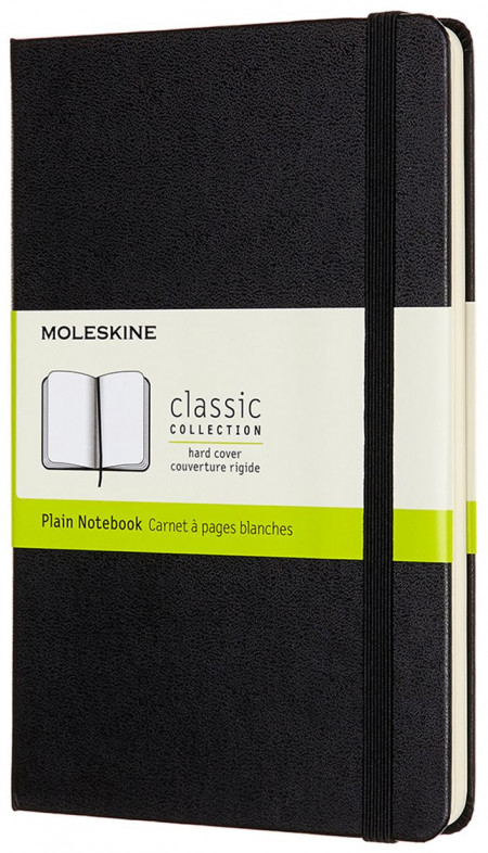 Moleskine Classic Hardback Medium Notebook - Plain - Assorted