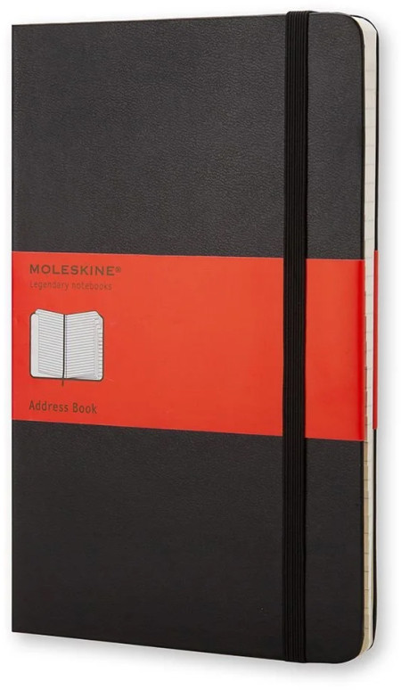 Moleskine Classic Hardback Large Address Book - Black