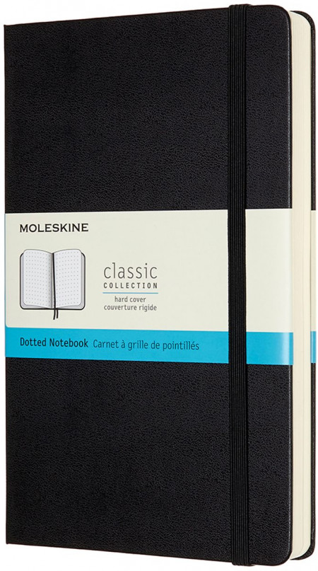 Moleskine Classic Hardback Large Expanded Notebook - Dotted - Black