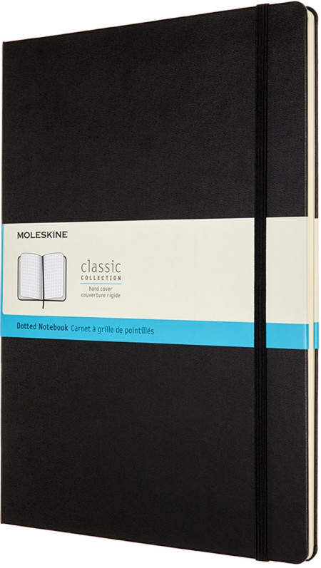 Moleskine Classic Hardback A4 Notebook - Dotted - Black