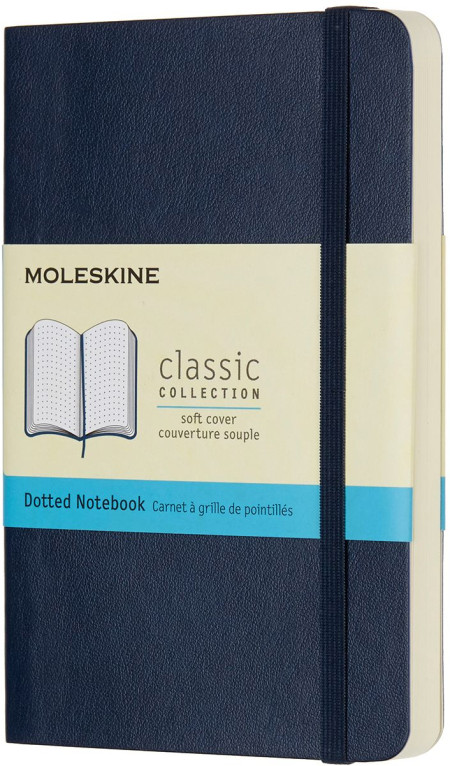 Moleskine Classic Soft Cover Pocket Notebook - Dotted - Assorted