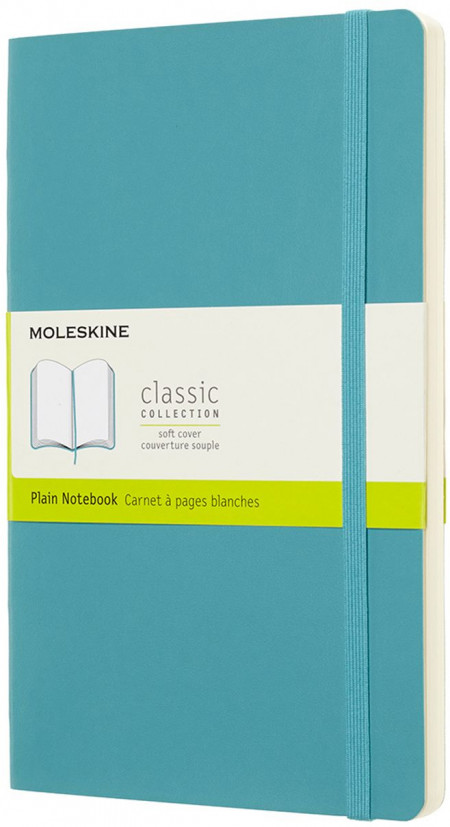 Moleskine Classic Soft Cover Large Notebook - Plain - Assorted