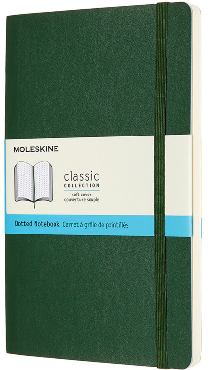 Moleskine Classic Soft Cover Large Notebook - Dotted - Assorted