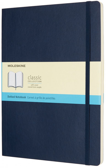 Moleskine Classic Soft Cover Extra Large Notebook - Dotted - Assorted