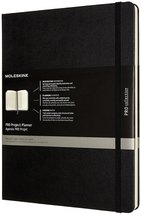 Moleskine Pro Hardback Extra Large Project Planner - Black