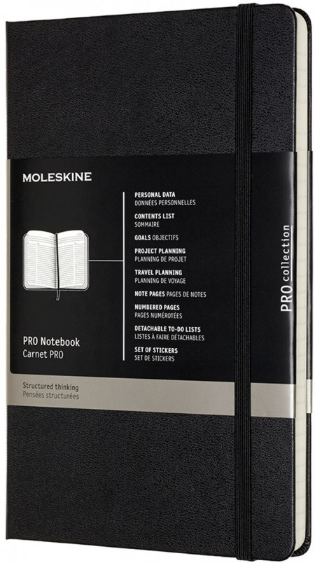 Moleskine Pro Hardback Large Notebook - Assorted