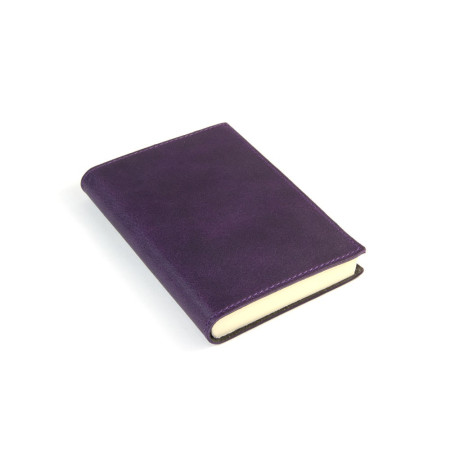 Papuro Capri Leather Journal - Aubergine - Small