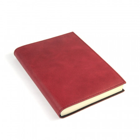 Papuro Capri Leather Journal - Red - Medium