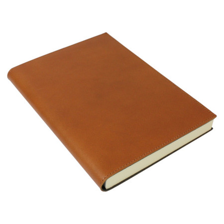 Papuro Firenze Leather Journal - Tan - Large