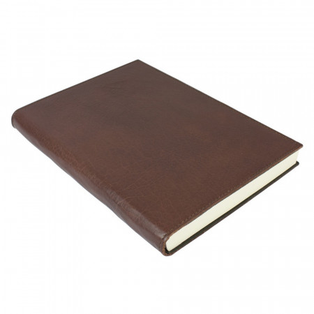 Papuro Firenze Leather Journal - Chocolate - Large