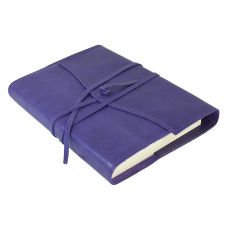 Papuro Milano Medium Refillable Journal - Aubergine Address Book