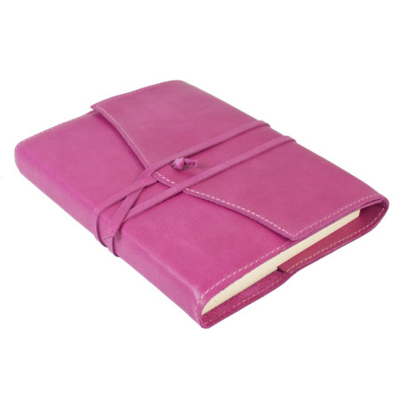 Papuro Milano Medium Refillable Journal - Raspberry Address Book