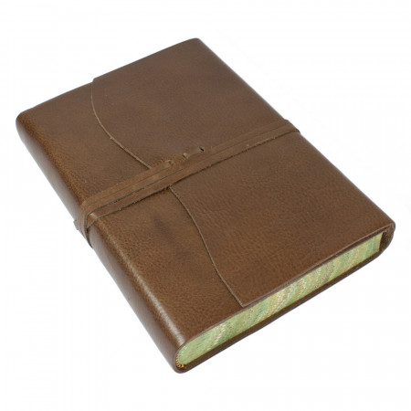 Papuro Roma Leather Journal - Chocolate - Large
