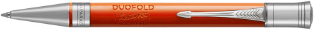 Parker Duofold Classic Ballpoint Pen - Big Red Vintage Chrome Trim