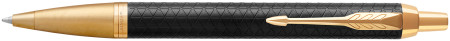 Parker IM Premium Ballpoint Pen - Black Gold Trim