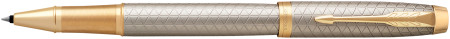 Parker IM Premium Rollerball Pen - Warm Silver & Gold