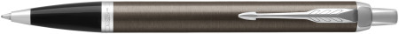 Parker IM Ballpoint Pen - Dark Espresso Chrome Trim