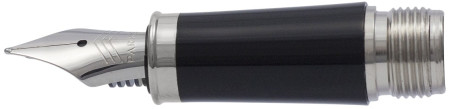 Parker IM Black Chrome Trim Nib - Stainless Steel