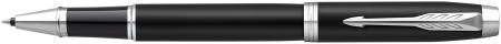 Parker IM Rollerball Pen - Matte Black Chrome Trim