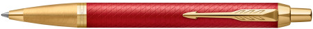 Parker IM Premium Ballpoint pen - Matte Red Gold Trim