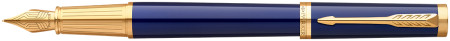 Parker Ingenuity Fountain Pen - Dark Blue Gold Trim