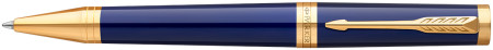 Parker Ingenuity Ballpoint Pen - Dark Blue Gold Trim