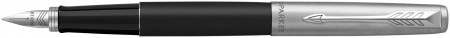 Parker Jotter Fountain Pen - Bond Street Black Chrome Trim (Gift Boxed)