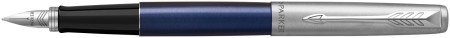 Parker Jotter Fountain Pen - Royal Blue Chrome Trim (Gift Boxed)